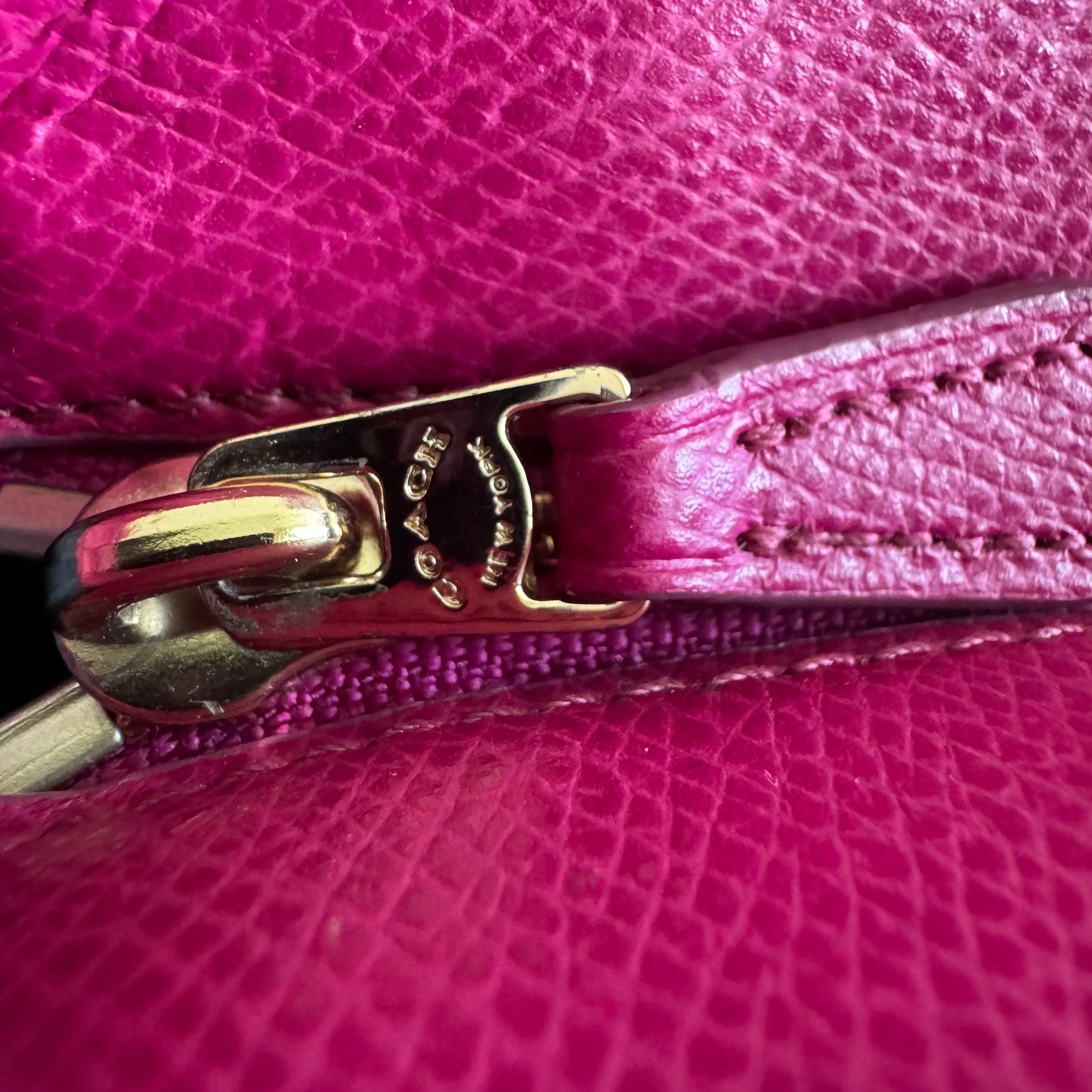 Coach Pink Leather Tote Bag – Brand New, Never Used