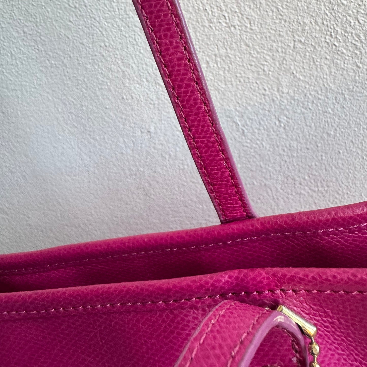 Coach Pink Leather Tote Bag – Brand New, Never Used