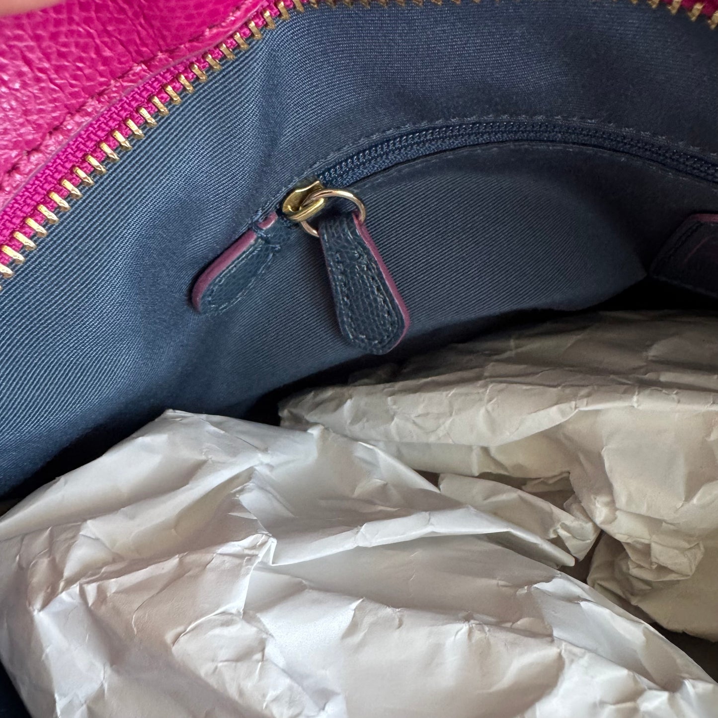 Coach Pink Leather Tote Bag – Brand New, Never Used