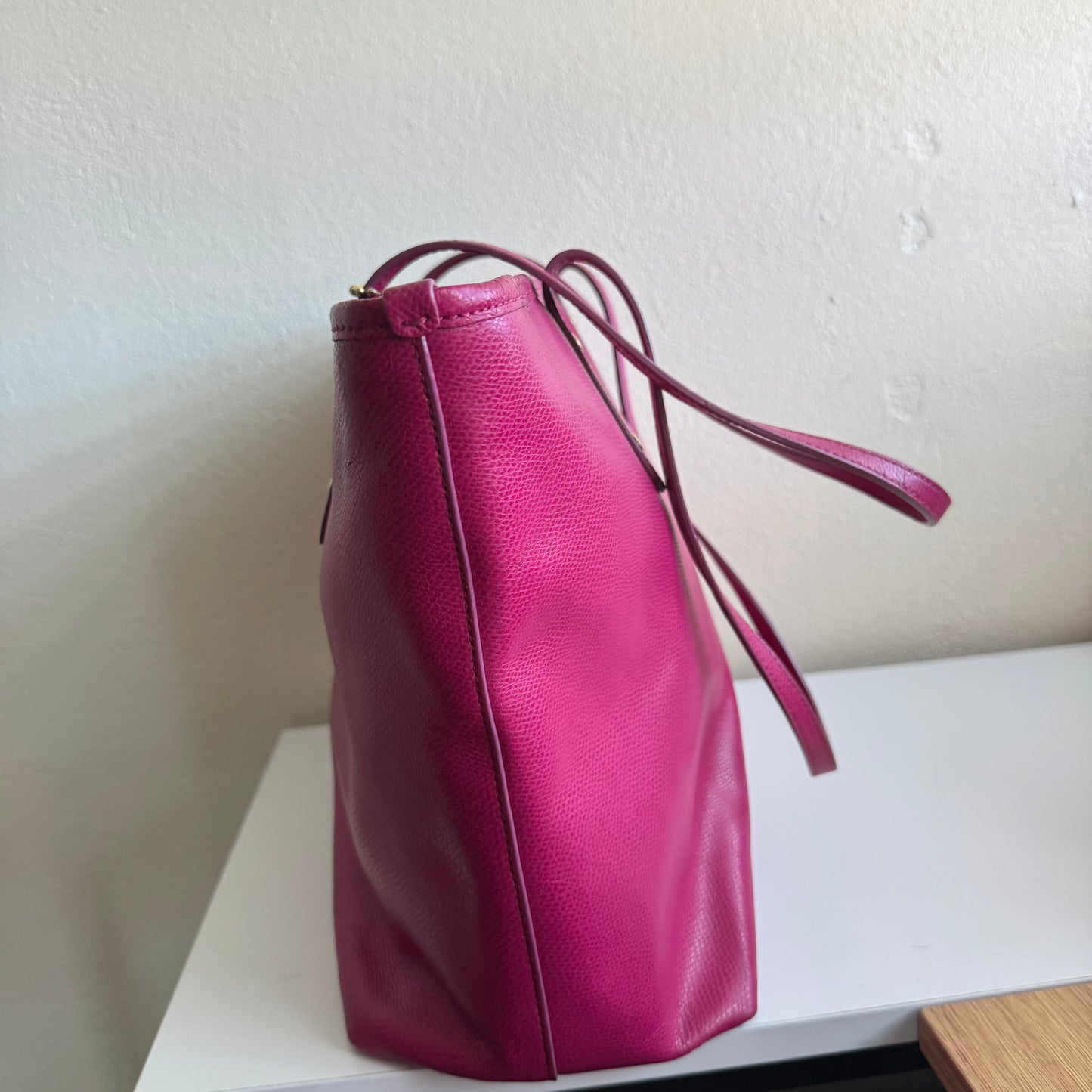 Coach Pink Leather Tote Bag – Brand New, Never Used