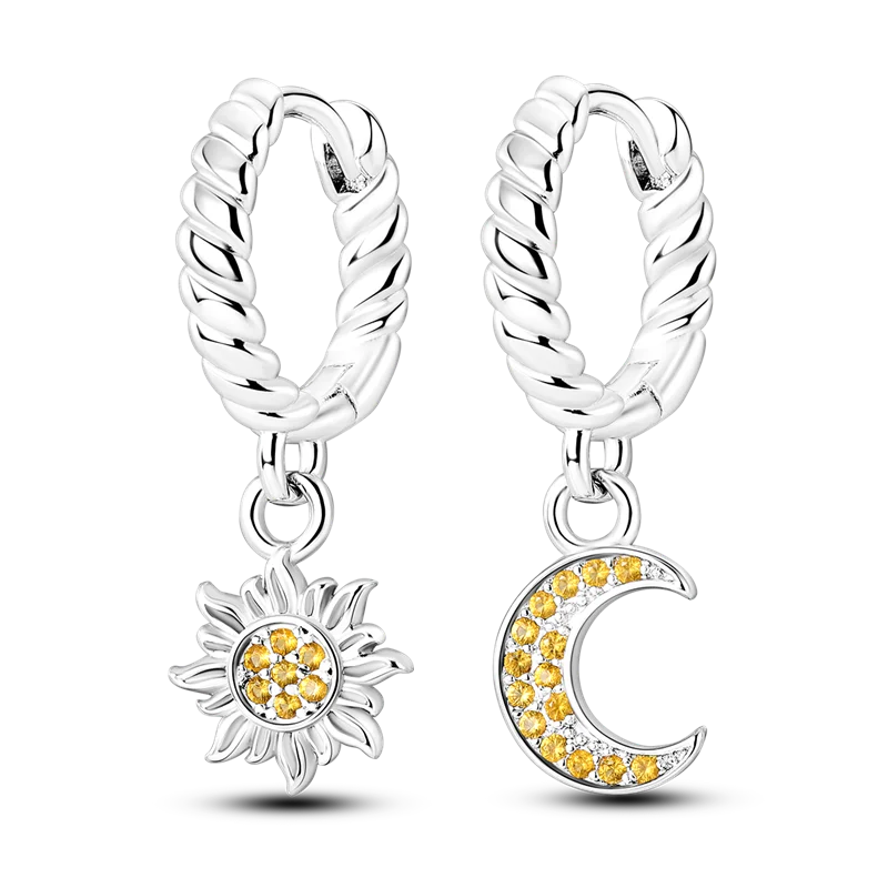 925 Sterling Silver Sun & Moon