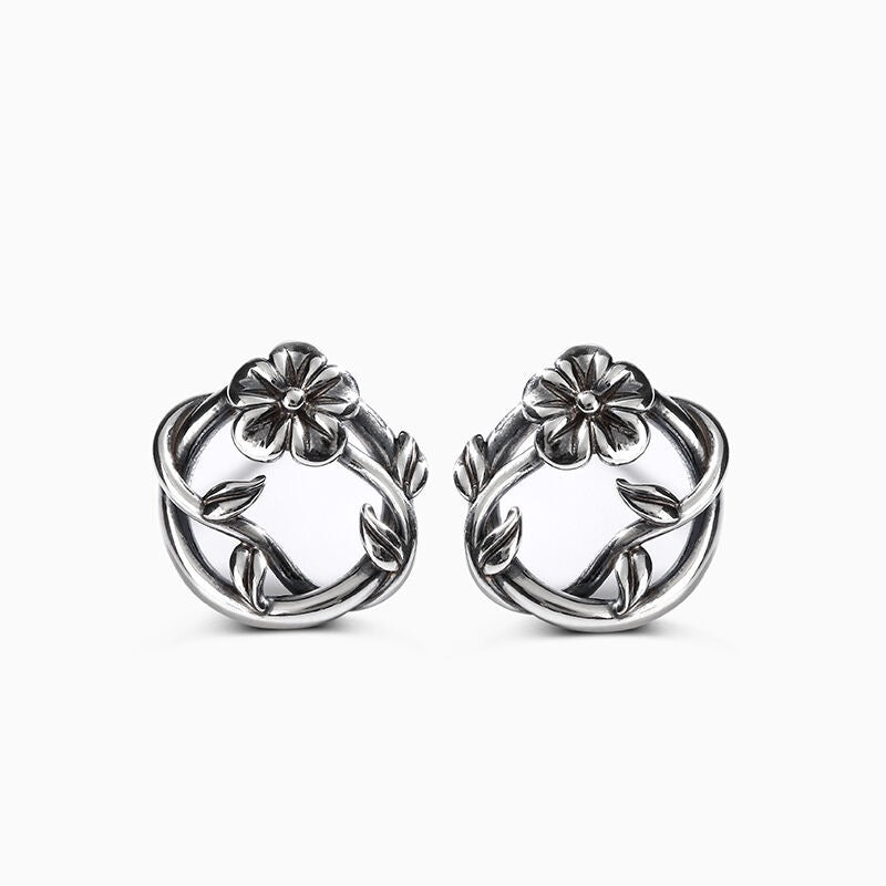 925 sterling silver oxydadize Earrings