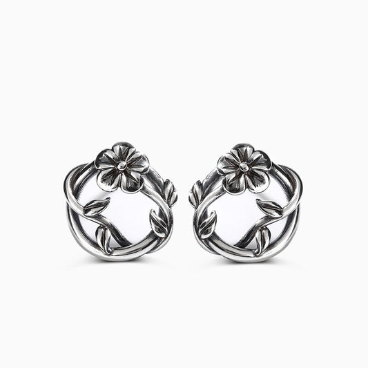 925 sterling silver oxydadize Earrings