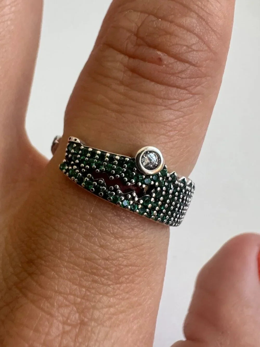 Crocodile Ring Chunky Adjustable
