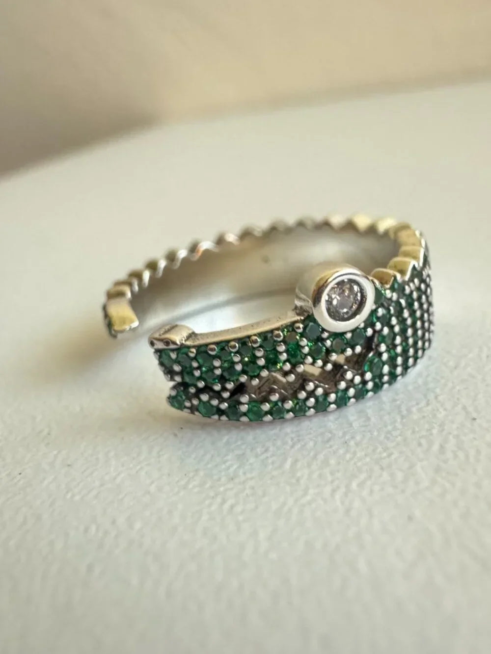 Crocodile Ring Chunky Adjustable